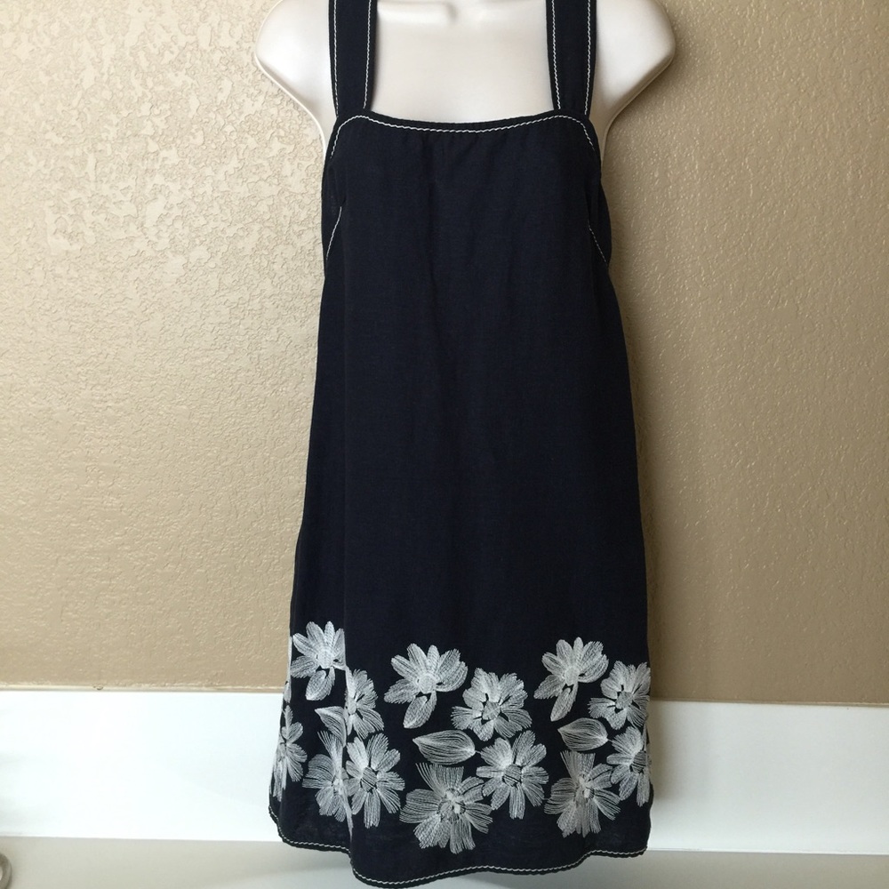 Vtg Y2k retro M.S.S.P. Navy blue dress 90s